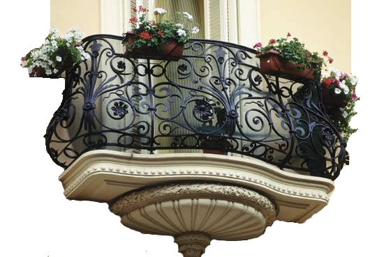 Кованый балкон