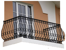 Кованый балкон