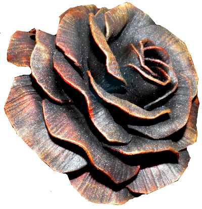 Кованый металлический цветок