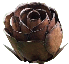 Кованый металлический цветок